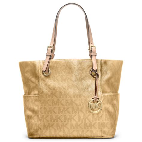 michael kors goud tas|michael kors tote bags.